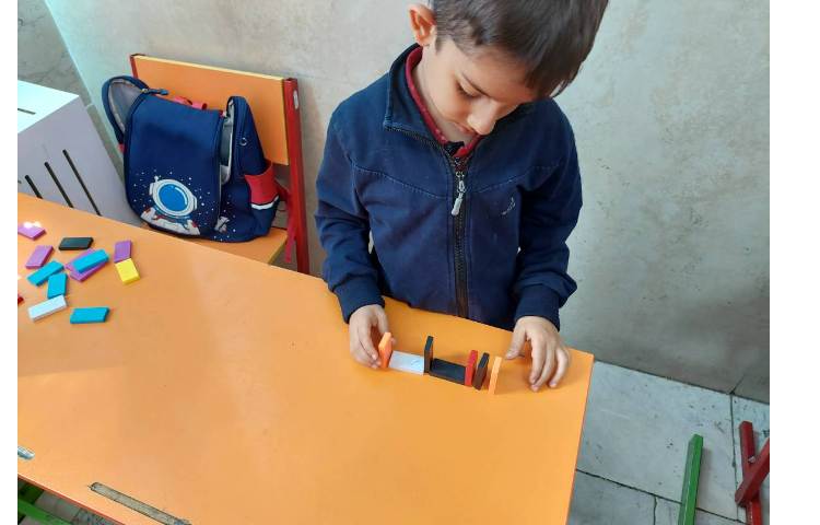 زنگ دومینو تکنیک باله رنگی ،پیش 1 دهقان 5