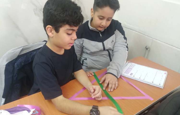 زنگ ریاضی:فصل پنجم، آموزش و تمرین خط راست،نیم خط و پاره خط 1