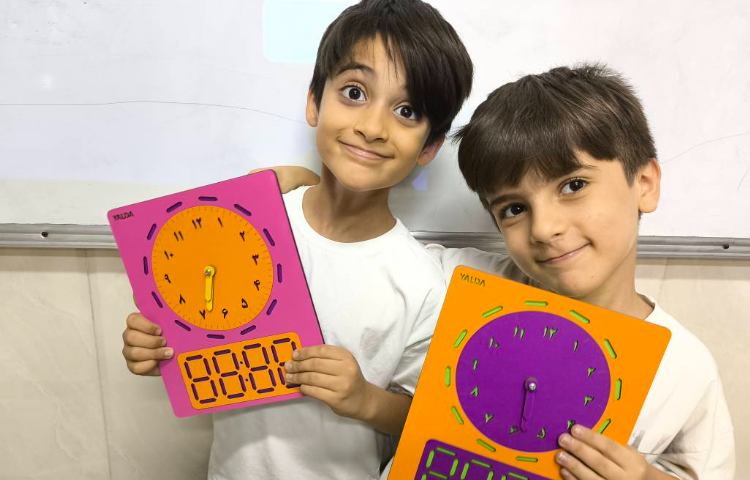 زنگ ریاضی آشنایی ساعت و اجزای آن