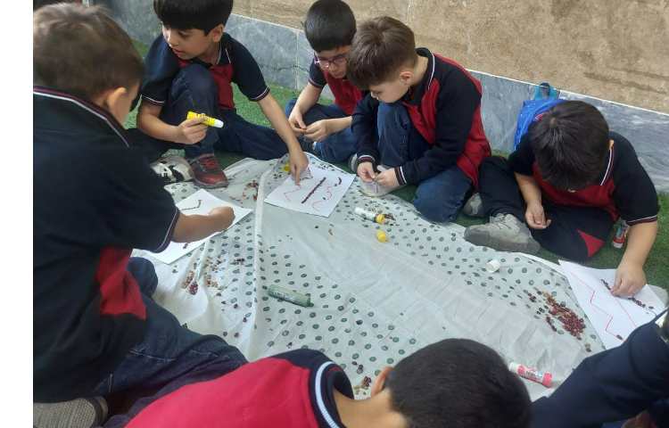 زنگ ریاضی ،آموزش خطوط 7