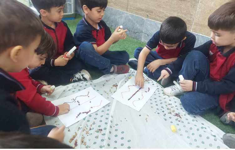 زنگ ریاضی ،آموزش خطوط 8