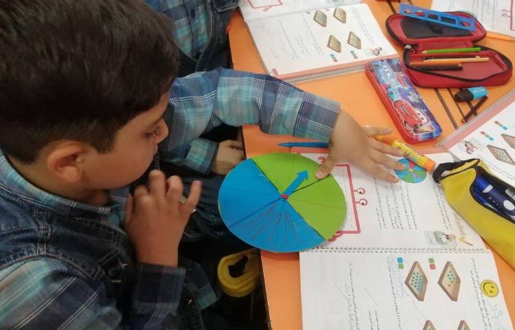 :زنگ ریاضی، آموزش مفهوم کسر و احتمال 2