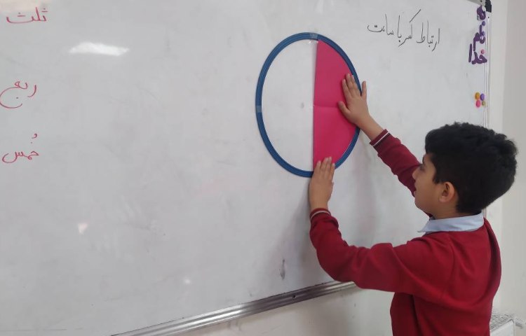 زنگ ریاضی : ارتباط کسر با ساعت 5