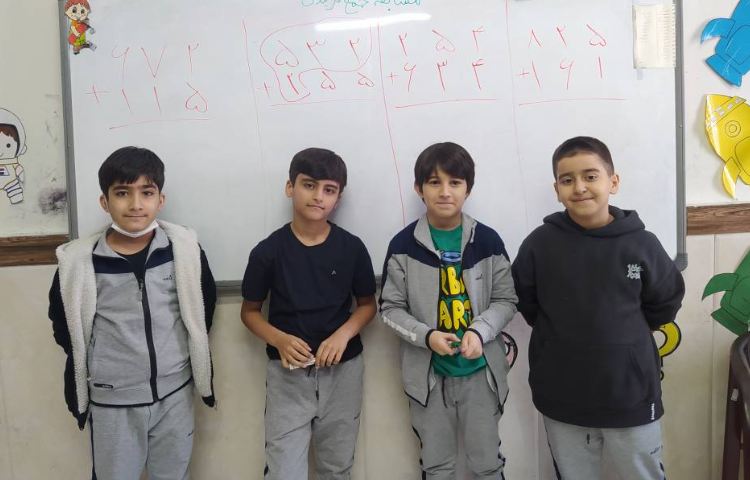 زنگ ریاضی ، برگزاری مسابقه حل جمع فرایندی سه رقمی 3