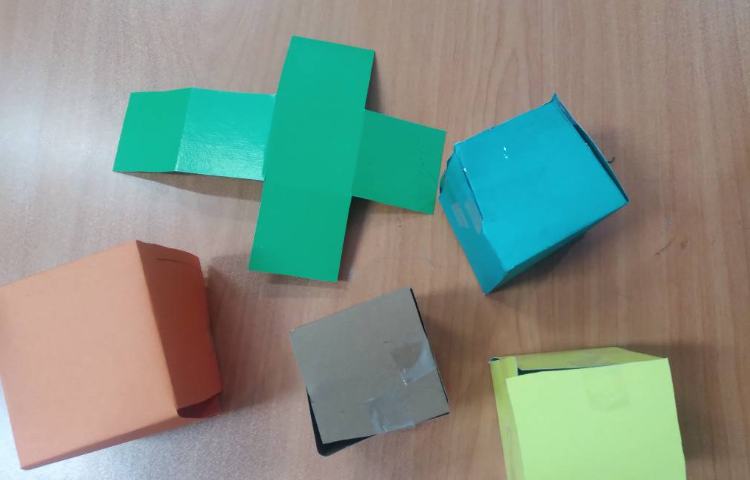 زنگ ریاضی: تدریس مکعب و ساخت کاردستی 2