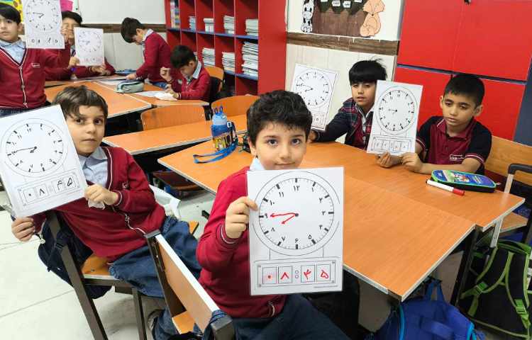 زنگ ریاضی - تمرین مبحث ساعت