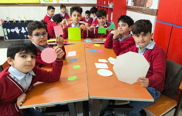 زنگ ریاضی دستت ورزی مشخص کردن ضلع و گوشه در اشکال هندسی 4