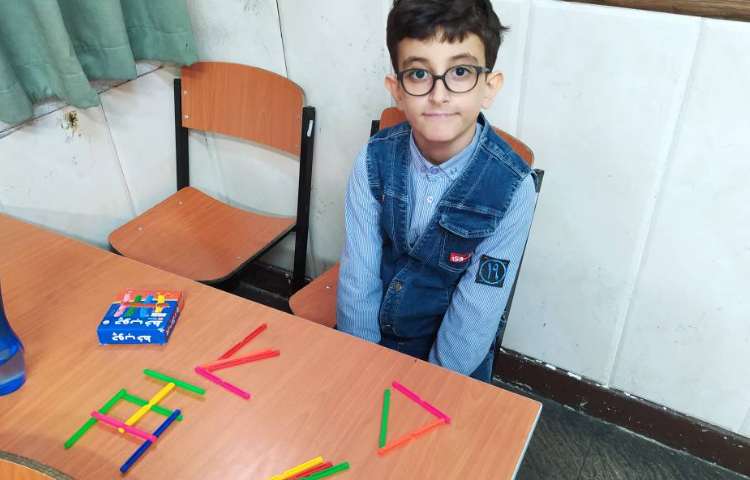 زنگ ریاضی - دستورزی ساخت اشکال هندسی با چوب خط 3