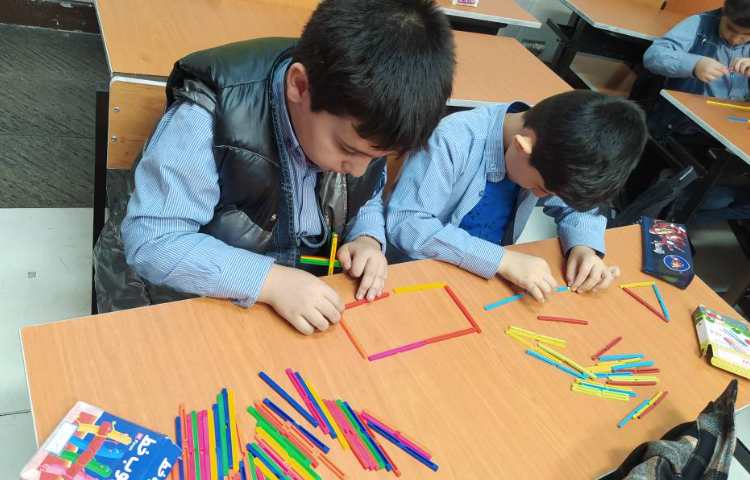 زنگ ریاضی - دستورزی ساخت اشکال هندسی با چوب خط 4