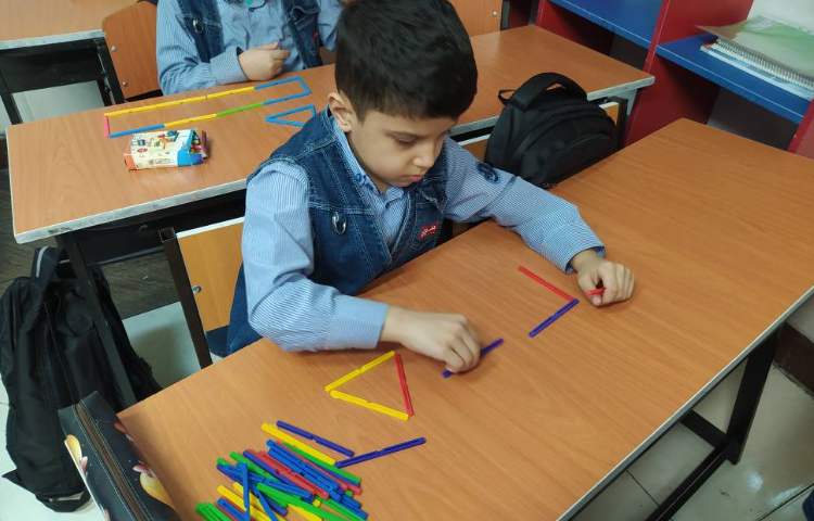 زنگ ریاضی - دستورزی ساخت اشکال هندسی با چوب خط 6