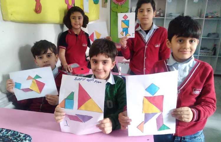 زنگ ریاضی: دست‌ورزی شکل تانگرام 3