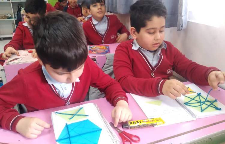 زنگ ریاضی: دست ورزی قطر اشکال هندسی 1