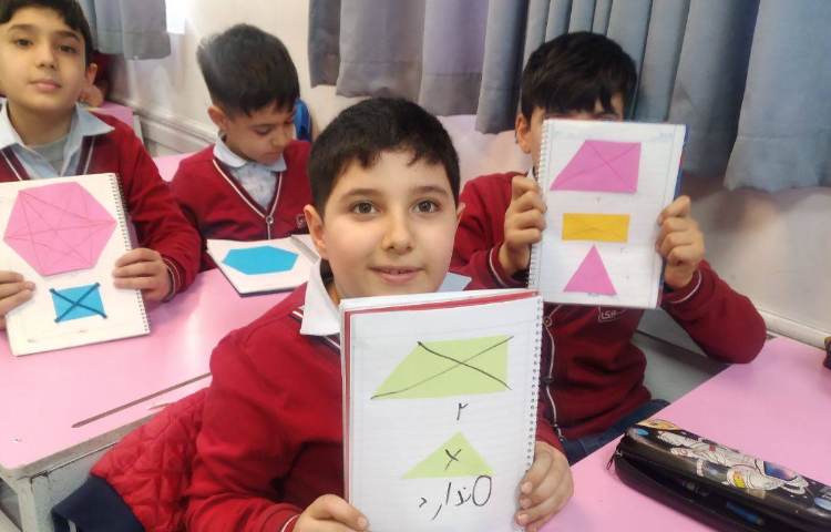 زنگ ریاضی: دست ورزی قطر اشکال هندسی 2