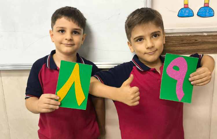 زنگ ریاضی ساخت اعداد با کارت 4