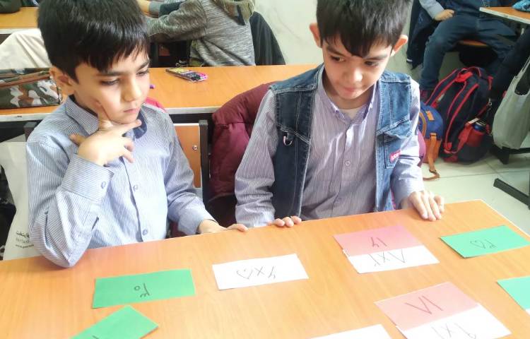 زنگ ریاضی: فصل دوم ، تمرین ضرب با بازی