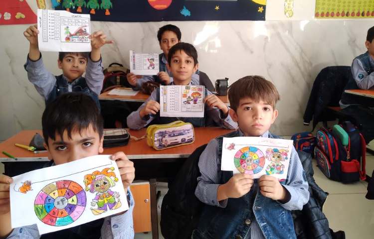 زنگ ریاضی: فصل دوم ، تمرین ضرب با کاربرگ 5