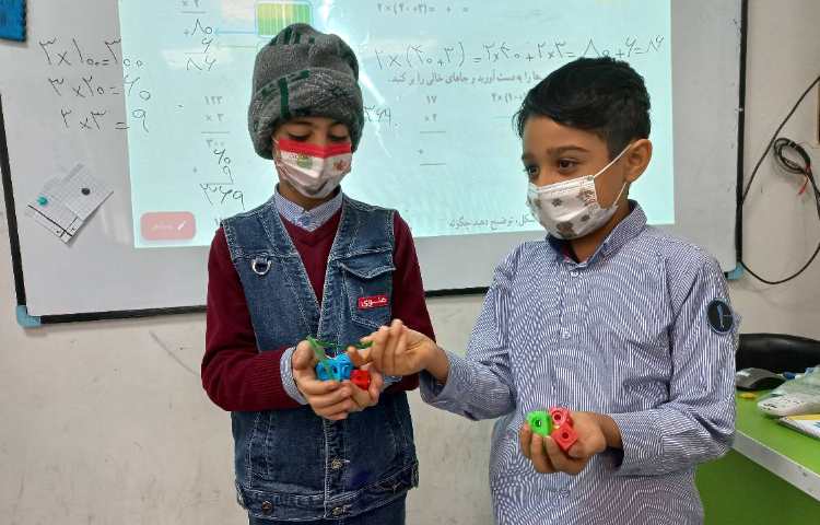 زنگ ریاضی و مبحث دلنشین ضرب با استفاده از کوییزنر و چینه 1