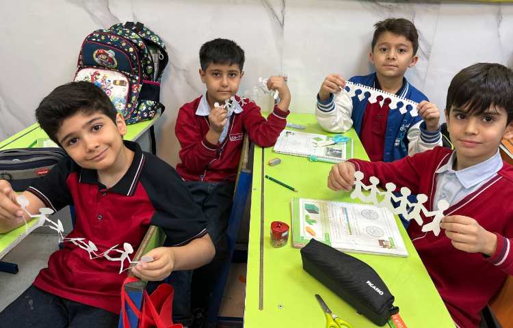 زنگ ریاضی : کاردستی الگوهای متقارن