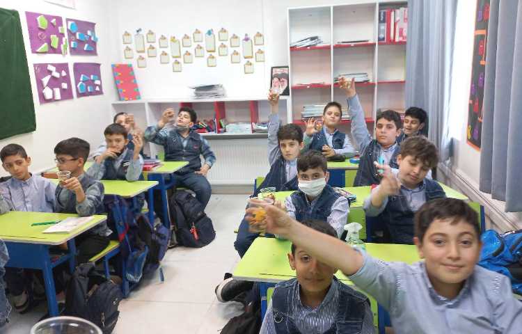 زنگ شیرین و خوشمزه علوم و آزمایش مخلوط ها 3