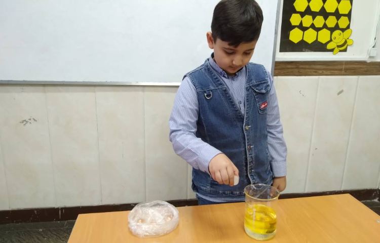 زنگ علوم: آزمایش هوای موجود در آب 1