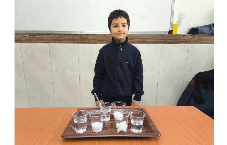 زنگ علوم - ازمایش علوم ، آزمایش تبدیل جامد به مایع 3