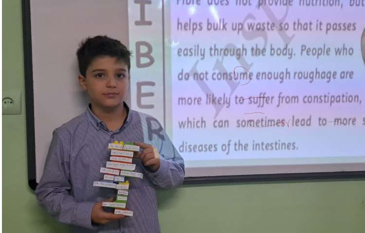 زنگ علوم انجام بازی اصلاح پاراگراف و مرتب کردن پاراگراف و پخش ویدئو در رابطه با فیبر