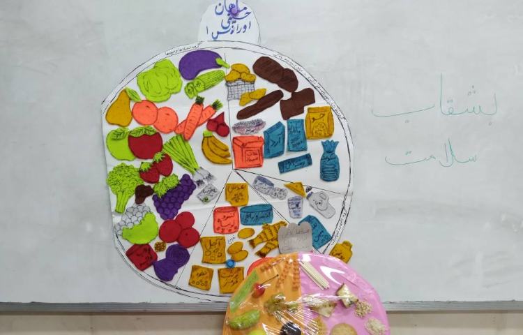 زنگ علوم: تهیه‌ی بشقاب سلامت توسط دانش‌آموزان 2