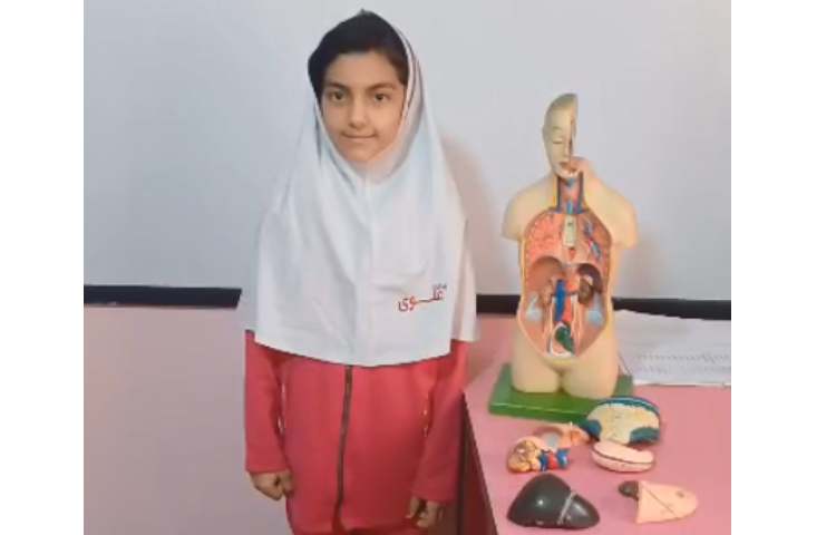 زنگ علوم دانش آموزان خلاق پایه پنجم دبستان دخترانه پرتوعلوی شیراز