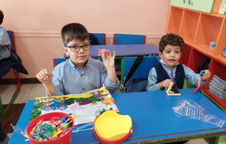 زنگ علوم ساختن اعضای بیرونی بدن با خمیر بازی 4