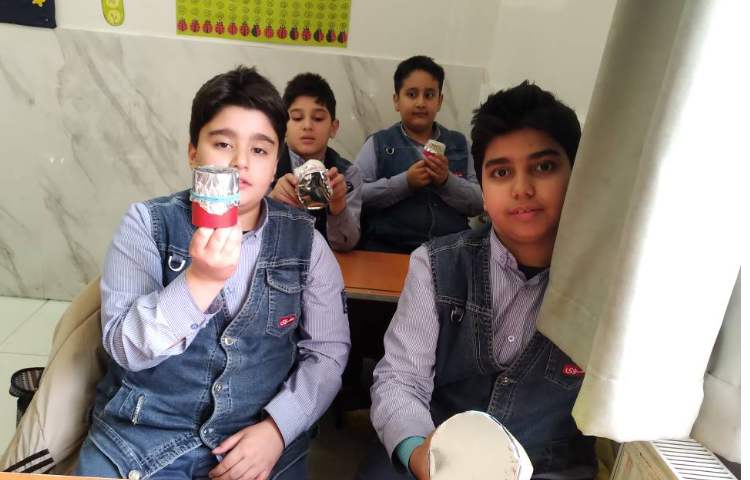 زنگ علوم: ساخت آینه توسط دانش آموزان 2