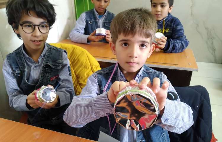 زنگ علوم: ساخت آینه توسط دانش آموزان