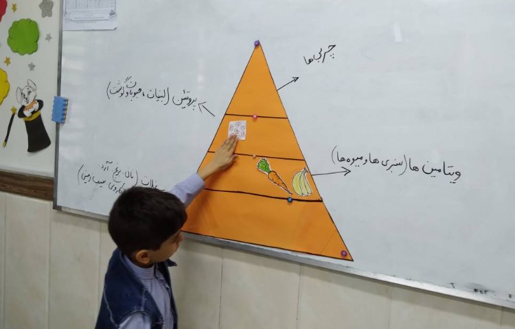 زنگ علوم: ساخت هرم موادغذایی