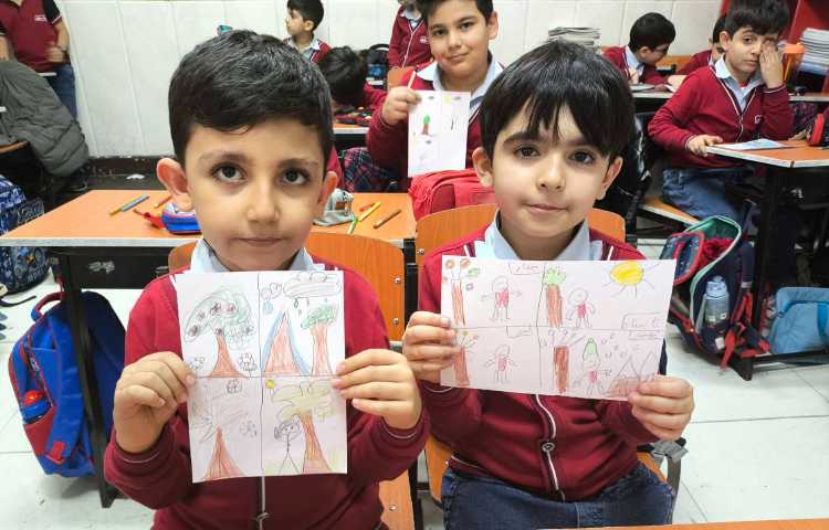 زنگ علوم نقاشی فصل ها و جمله سازی با آن ها 3