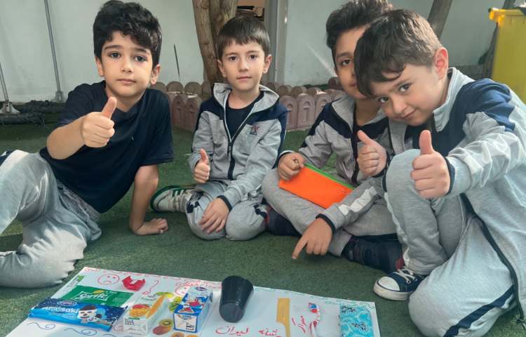 زنگ علوم : کاردستی روزنامه دیواری فصل 3 (سالم و شاداب باش) 2