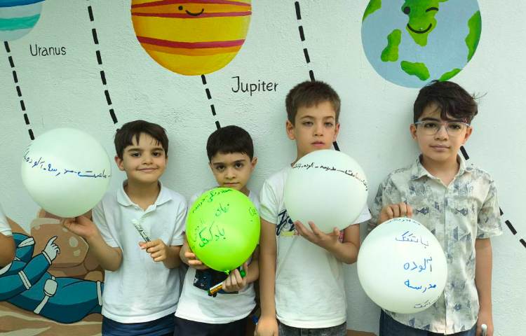 زنگ فارسی- املا بادکنکی با بازی جهت تقویت حافظه شنیداری 2