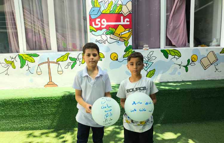 زنگ فارسی- املا بادکنکی با بازی جهت تقویت حافظه شنیداری 4