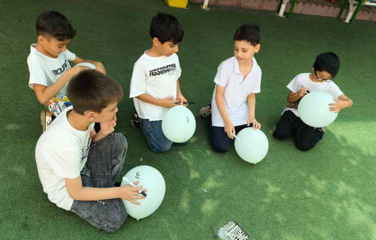 زنگ فارسی- املا بادکنکی با بازی جهت تقویت حافظه شنیداری 7