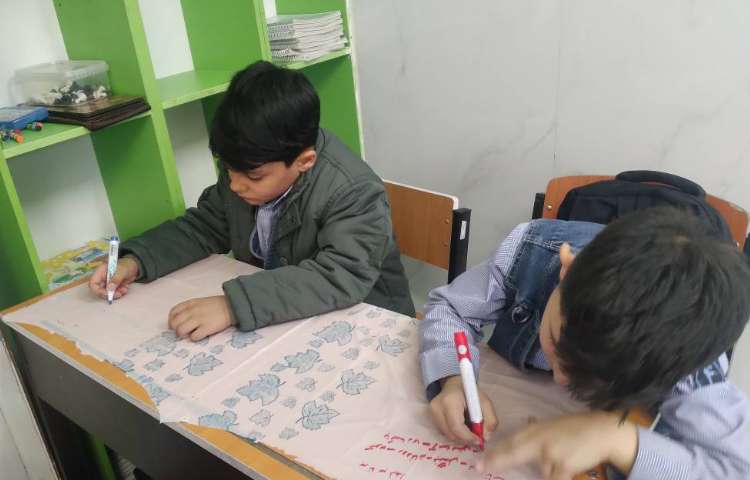 زنگ فارسی: انجام فعالیت املادان درس اگر جنگل نباشد.(املای سفره‌ی) 2