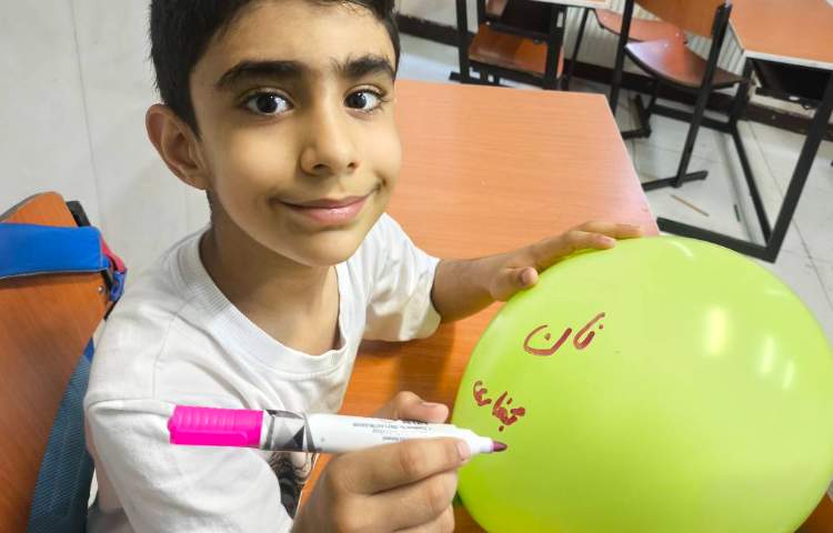 زنگ فارسی بازی املا بادکنکی 2