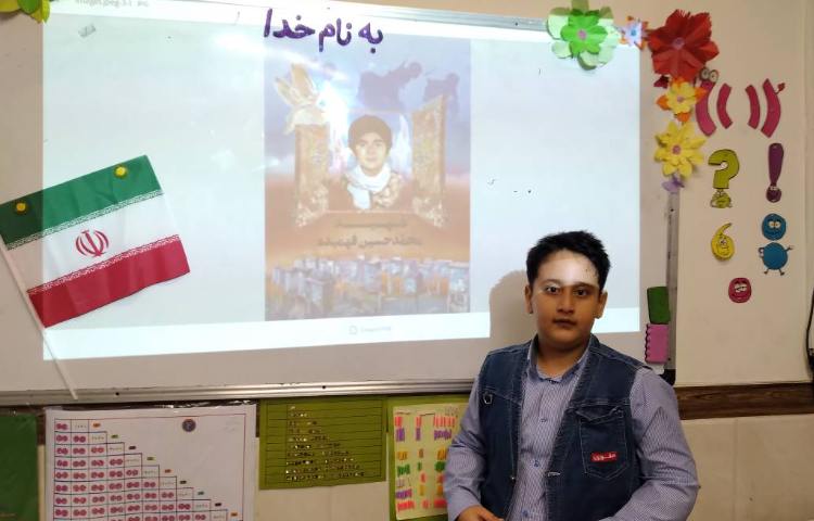 زنگ فارسی: تدریس درس فداکاران و گفتگو در مورد فداکاران و شهیدان وطن 2