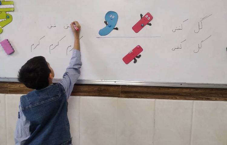 زنگ فارسی: تدریس واژه‌آموزی درس بلدرچین و برزگر (کلمات هم‌نویسه) 3