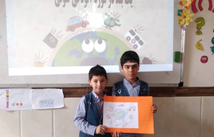 زنگ فارسی: توضیح در مورد درس آواز گنجشک و ارائه کاغذ دیواری های دانش آموزان 5