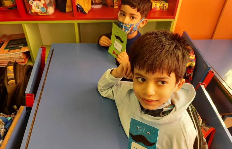 :زنگ فارسی، کاردستی درس ب، تقدیم به بابای خوبم 3