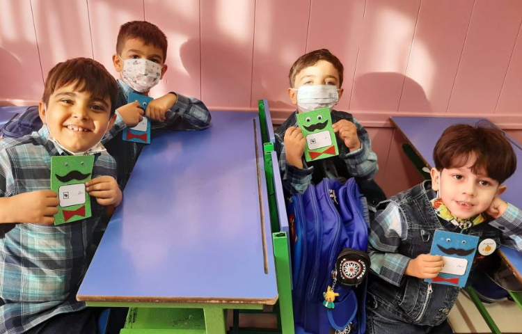 :زنگ فارسی، کاردستی درس ب، تقدیم به بابای خوبم 4