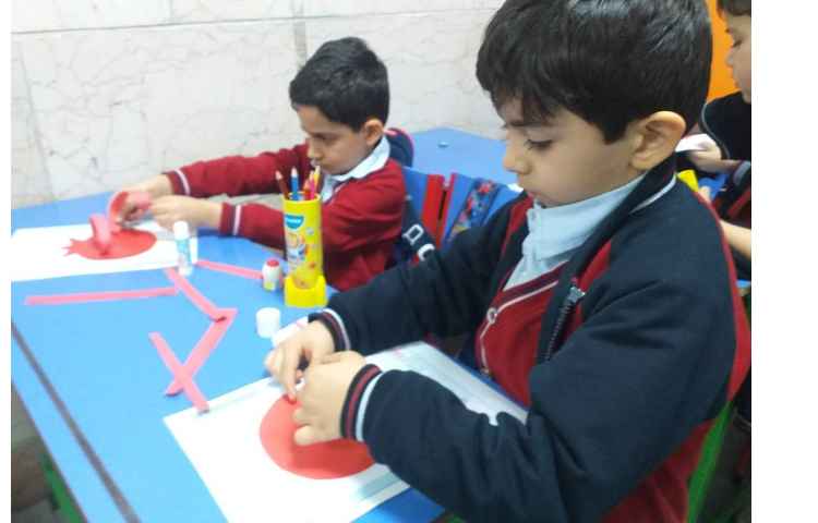 زنگ فعالیت مناسبتی ساخت کاردستی انار به مناسبت روز انار کلاس پیش 1 3