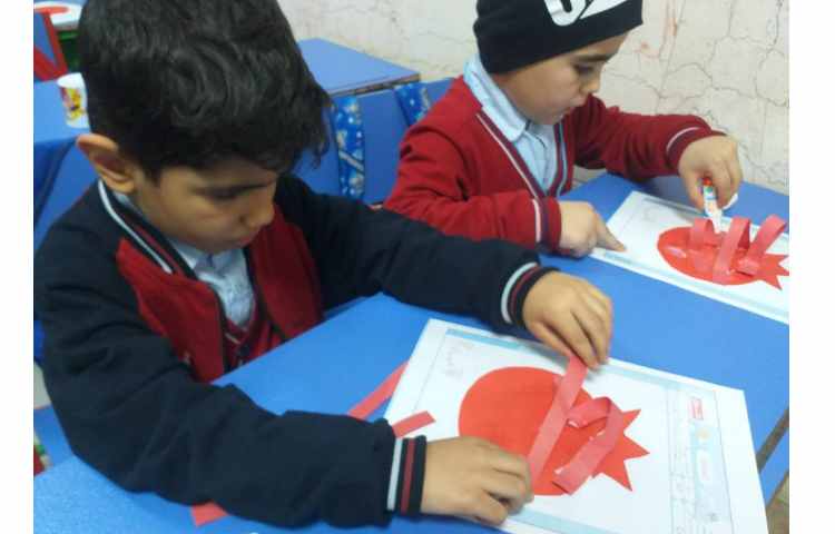 زنگ فعالیت مناسبتی ساخت کاردستی انار به مناسبت روز انار کلاس پیش 1 5