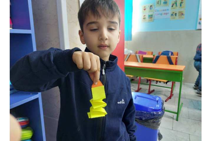 زنگ ماهرشو اریگامی شمع 5