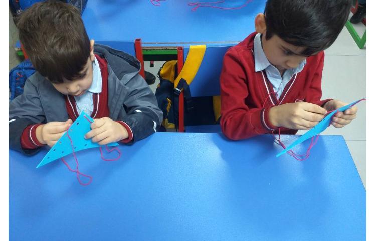 زنگ ماهرشو انجام کار دوخت کلاس پیش 2 5