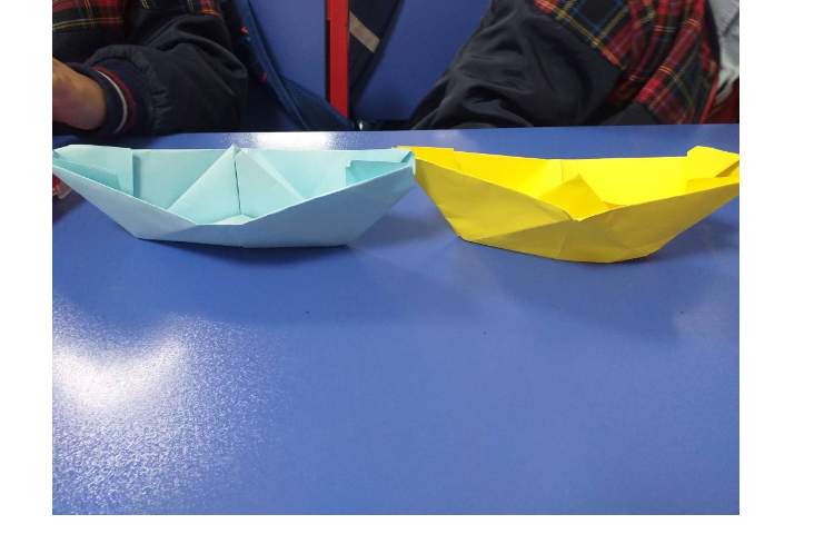 زنگ ماهرشو ساخت اریگامی قایق 1