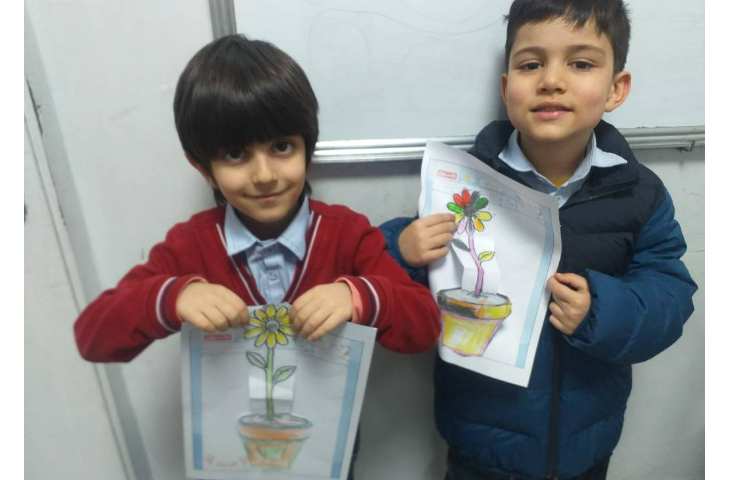 زنگ ماهرشو و تلفیق با درس علوم ساخت کاردستی مراحل رشد گیاهان کلاس پیش 1 7